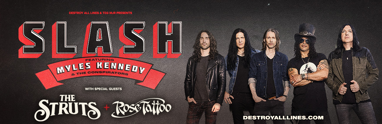 Slash Ft. Myles Kennedy and The Conspirators Announce Australian Dates for  'The River Is Rising-Rest of the World Tour 2024' E - Guitar Interactive  Magazine