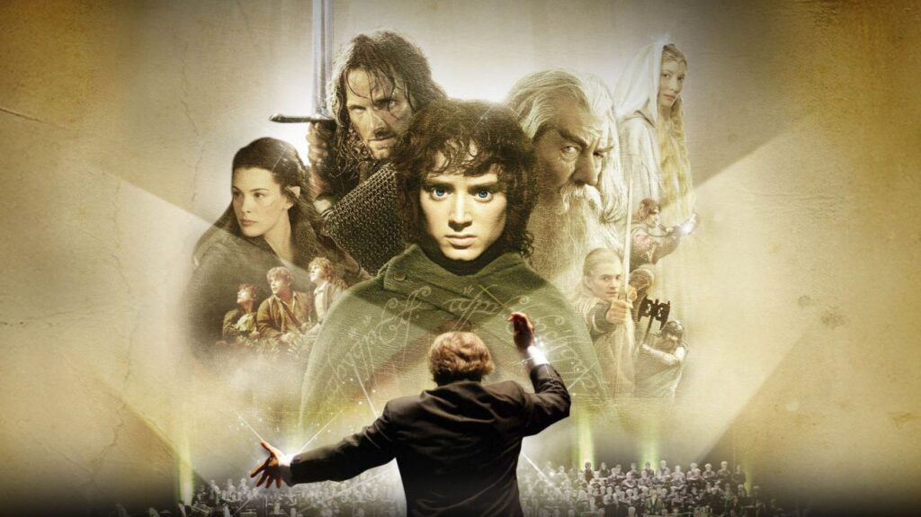 Promotional event artwork for Lord of the Rings live event.